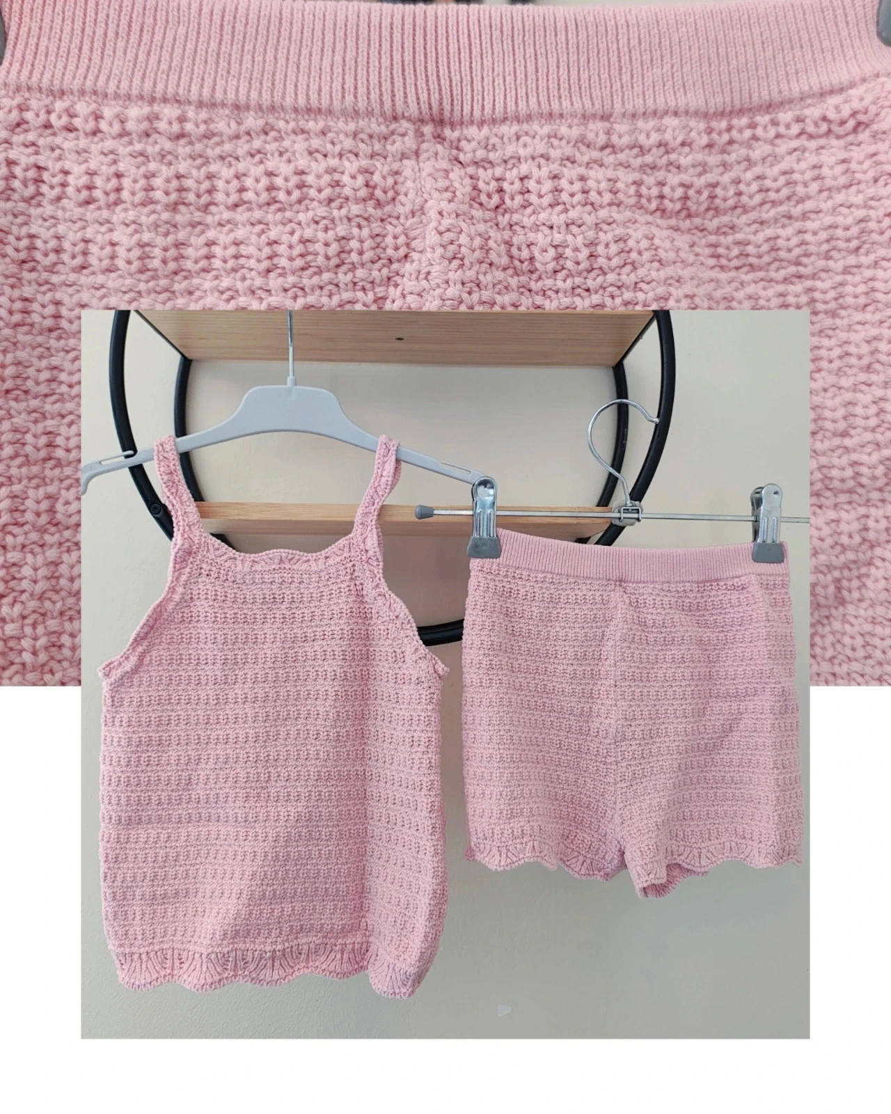 23 24 mois 2 ans ensemble été crochet tape a l'oeil 86 cm